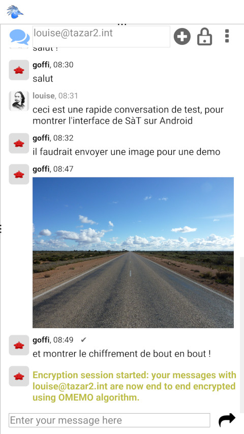 capture d'écran de Cagou v0.7.0b1 sur Android